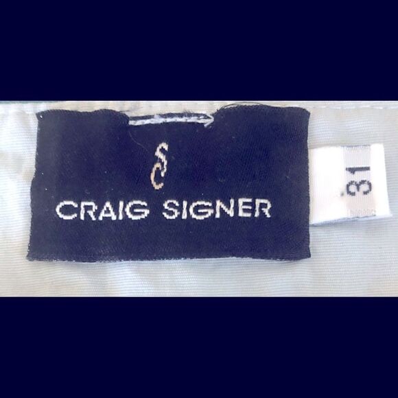 Light Blue Unisex Craig Signer Trouser 31 - Picture 6 of 7